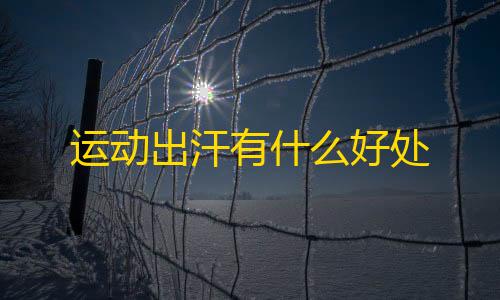 穿越火线辅助运动出汗有什么好处